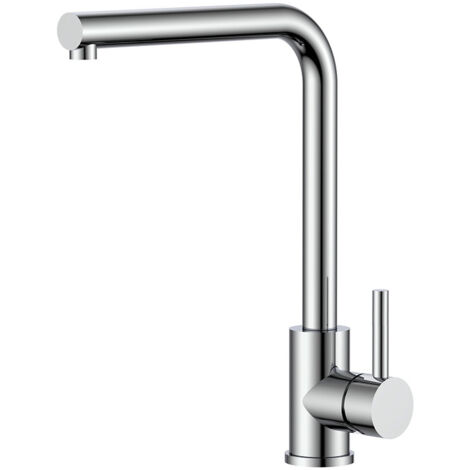 Kibath Grifo Cocina monomando ZER acabado CROMO brillo fabricado en latón