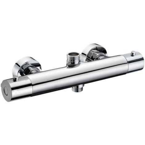 Kibath Grifo Columna Ducha termostático TACTO FRÍO acabado CROMO brillo fabricado en latón