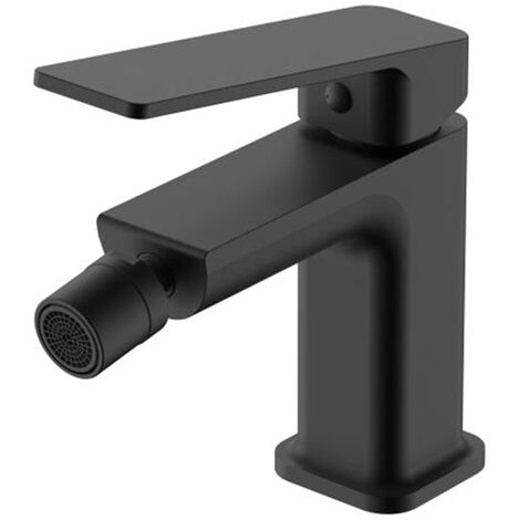 Kibath Grifo de Bidet monomando ATI acabado NEGRO mate fabricado en latón