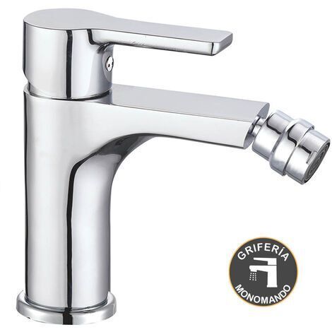 Kibath Grifo de Bidet monomando PIN acabado CROMO brillo fabricado en latón