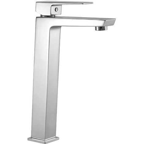 Kibath Grifo de Lavabo Alto monomando VERCO acabado CROMO brillo fabricado en latón