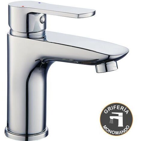 Kibath Grifo de Lavabo monomando NAD acabado CROMO brillo fabricado en latón