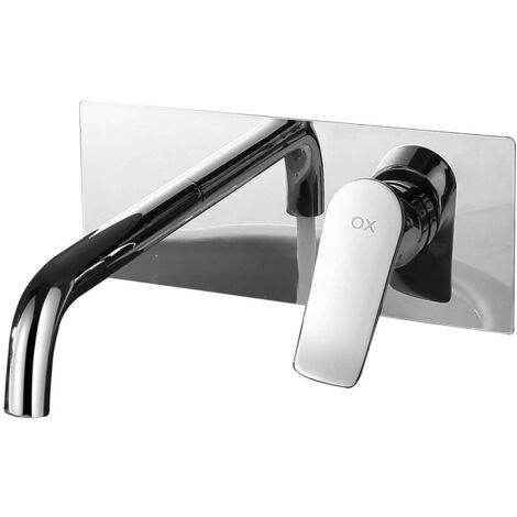 Kibath Grifo Empotrado de Lavabo monomando REI acabado CROMO brillo fabricado en latón