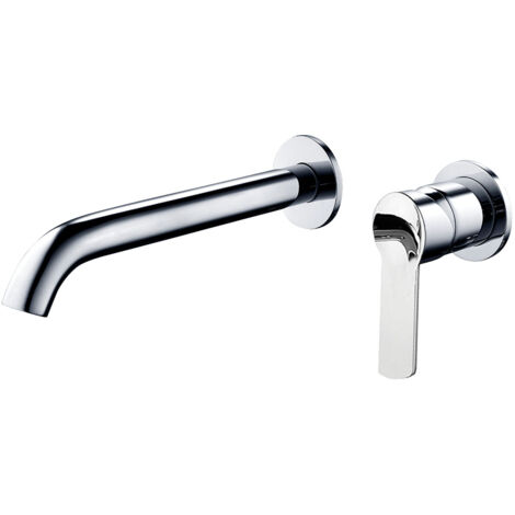 Kibath Grifo Empotrado de Lavabo monomando SIO acabado CROMO brillo fabricado en latón