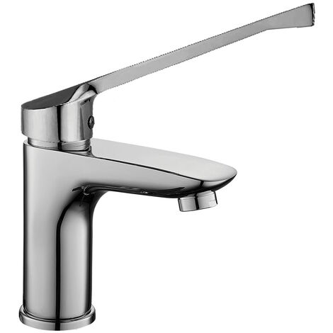 Kibath Grifo Medical maneta larga monomando NAD acabado CROMO brillo fabricado en latón