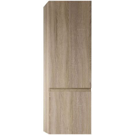 Kibath Mueble auxiliar de baño URBAN 35x32 cm acabado ROBLE NATURAL mate de colgar