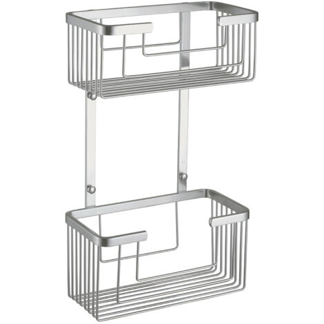 Kibath Portagel doble GAL rectangular acabado aluminio cepillado fabricado en aluminio
