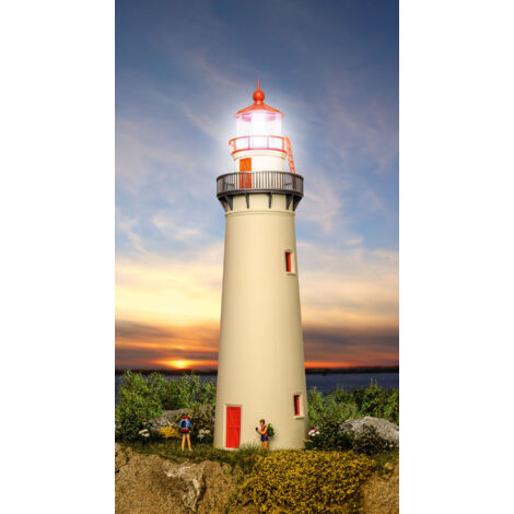 Kibri 39170 H0 Leuchtturm mit Leuchtfeuer