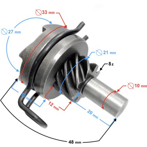 Kickstarter Bendix Falcon 4T Euro 4 SYM Motor