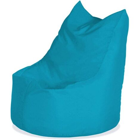 Kicky Bean Bag (Water Resistant) with Beans Filling - Light Blue