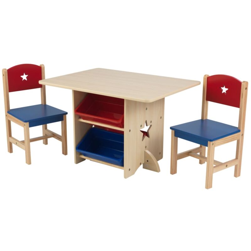 

Kid Kraft Mesa para Niños con 2 Sillas Estrellas - Multicolor