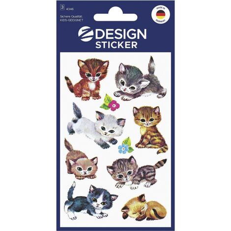 KID Sticker Katzen Papier 4346