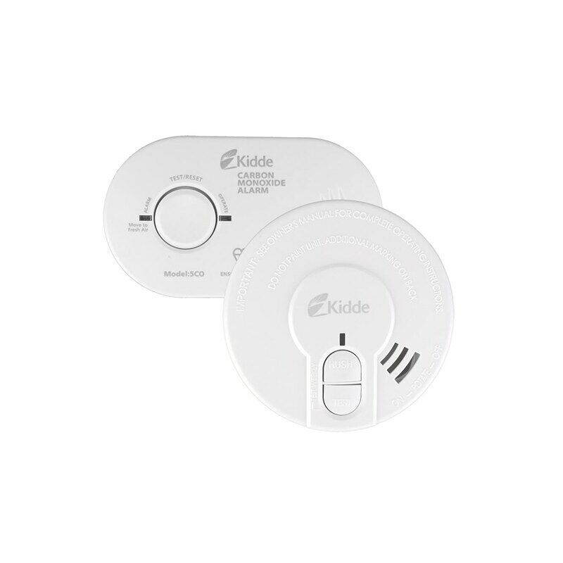 Kidde - 5CO Carbon Monxoide alarma and 29HD Optical Smoke alarm Kit