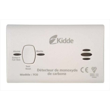 KIDDE Détecteur de monoxyde de carbone 7co-k798, 1 an