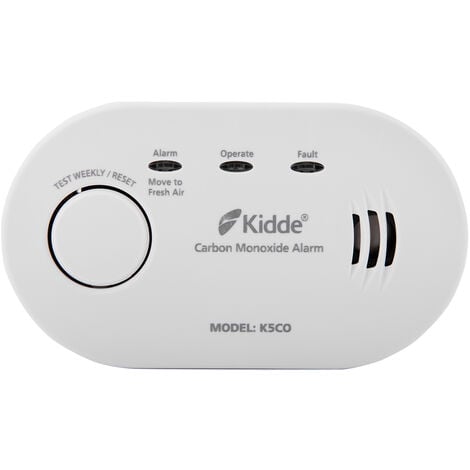 Kidde K5CO - Kitemarked 10 Year Life Carbon Monoxide Alarm 7 Year Warranty