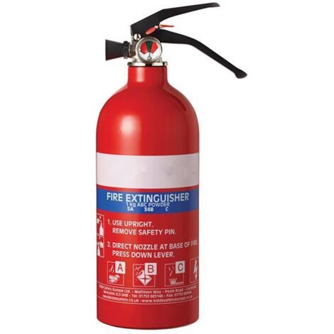 Kidde KS1KG Multipurpose Fire Extinguisher 1.0kg ABC KIDKS1KG