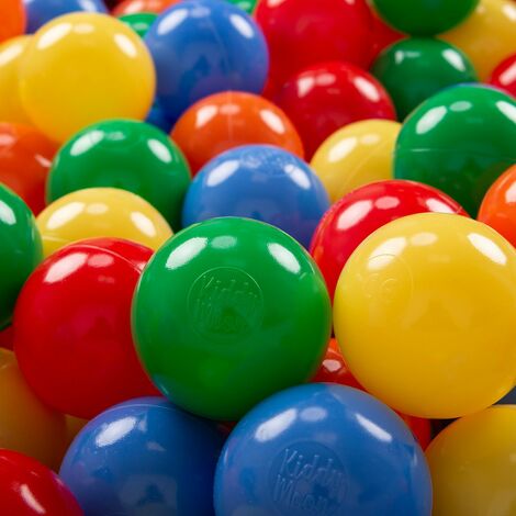 KiddyMoon 700 ∅ 7Cm Bolas Colores De Plástico Para Piscina Certificadas Para Niños, Multicolor