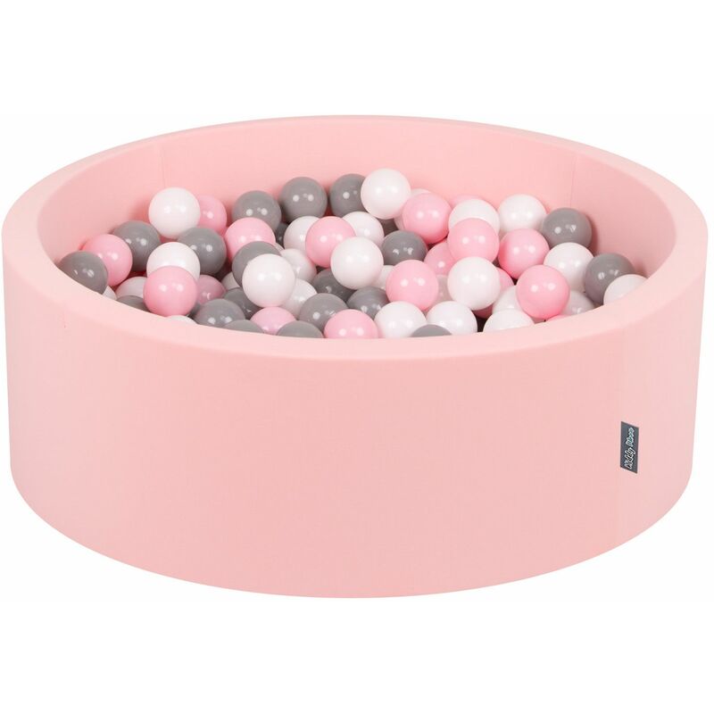 

KiddyMoon 90X30cm/200 Bolas ∅ 7Cm Piscina De Bolas Para Ninos Hecha En La UE, Rosa:Blanco/Gris/Rosa Clr - rosa:blanco/gris/rosa clr