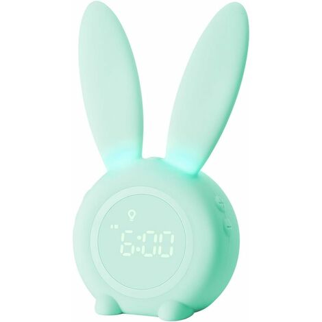 Easy Set For Kids Yonzone Alarm Clock with Snooze Night Light Function Non Ticking Quite Silent Battery Operated Grey Loud Alarm 