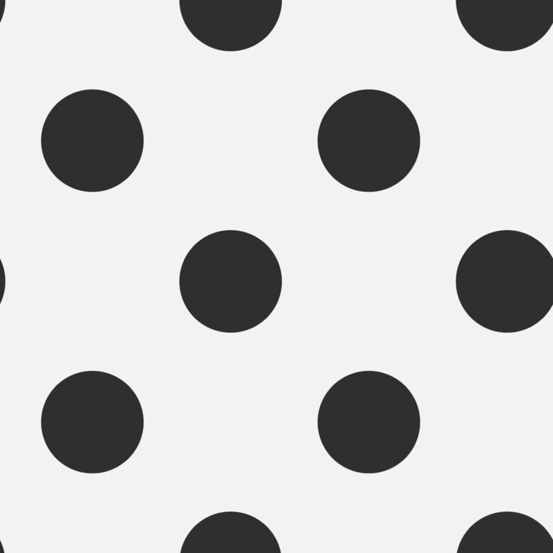 

Kids at Home Papel de pared Dotty Black blanco y negro 100104 - Negro
