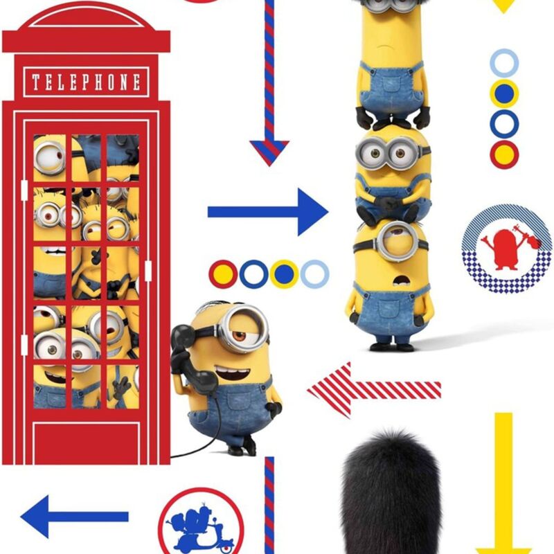 

Papel pintado Minions Hello blanco - Blanco - Kids At Home