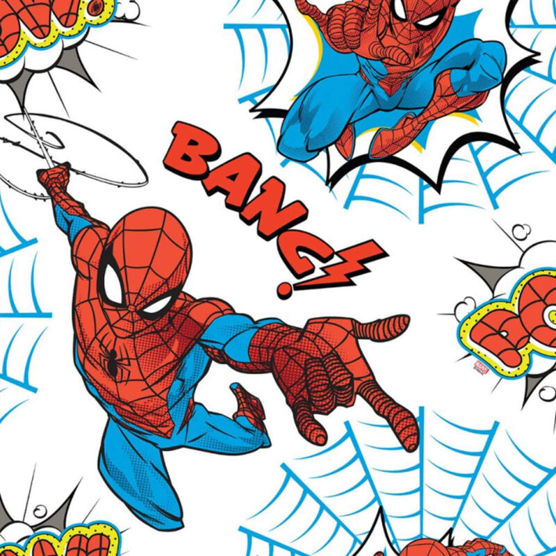 

Papel pintado Spiderman Pow blanco - Blanco - Kids At Home