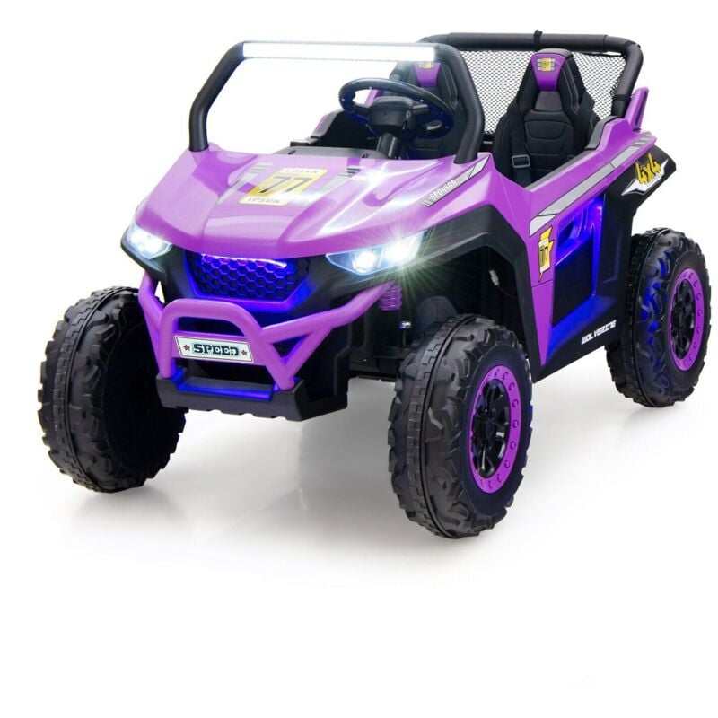 Kids Electric Ride On Car 2-Seater 12V Battery Powered UTV With Remote Control