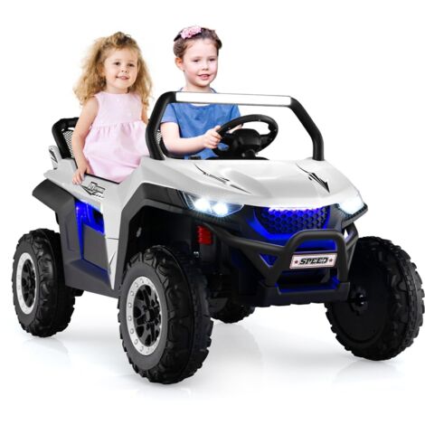 Kids Electric Ride On Car 2-Seater 12V  Battery Powered UTV With Remote Control
