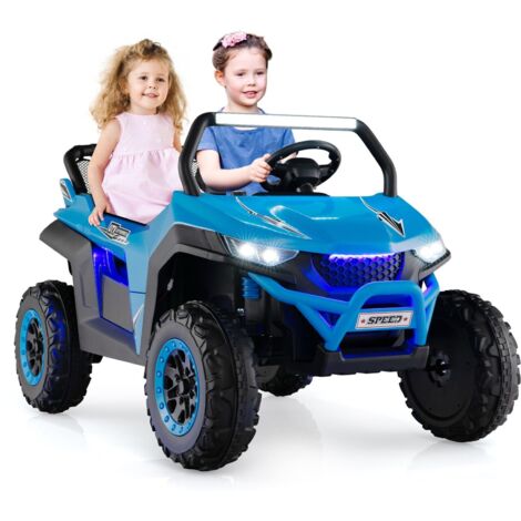 Kids Electric Ride On Car 2-Seater 12V  Battery Powered UTV With Remote Control