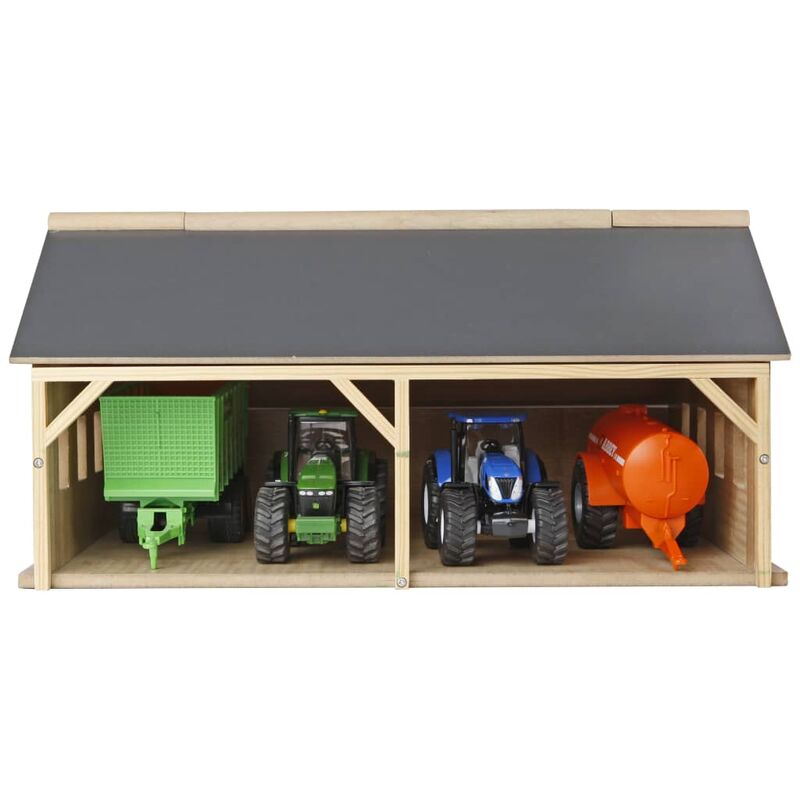 

Kids Globe Cobertizo de granja para tractores de juguete 1:50 - Multicolor