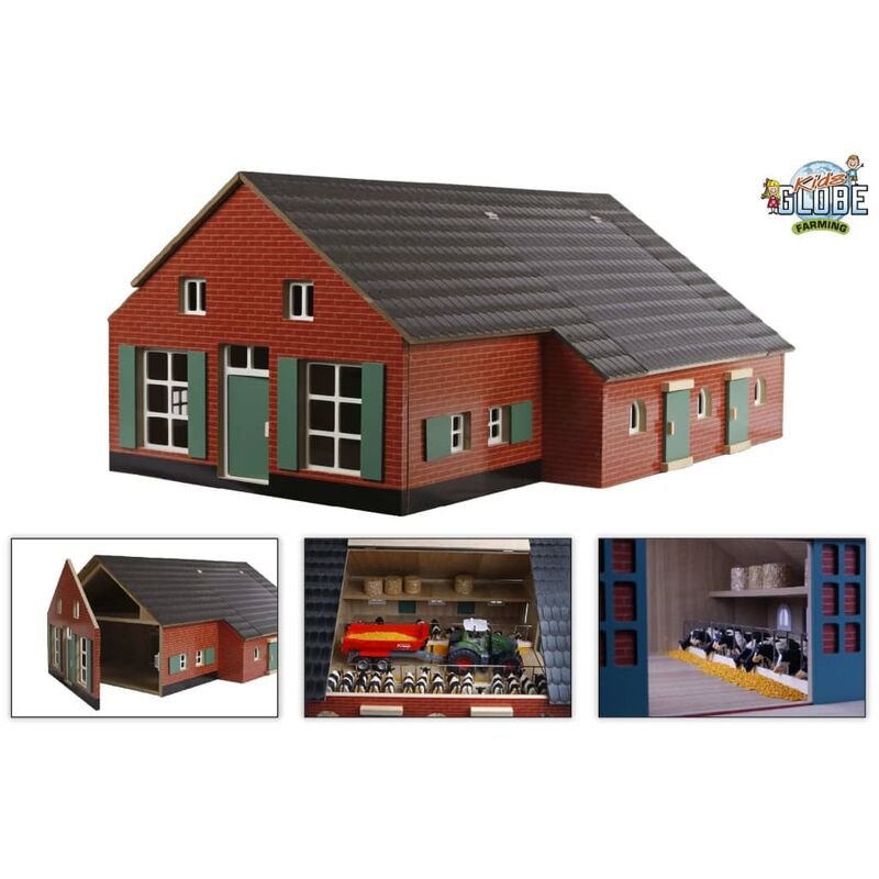 

Granja con granero 1:32 610111 - Multicolor - Kids Globe