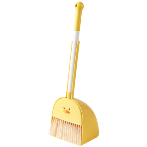 Kids Mini Broom Dustpan Set Children Cartoon Broom Cleaning Tool Home Baby Learn Sweeping Toys