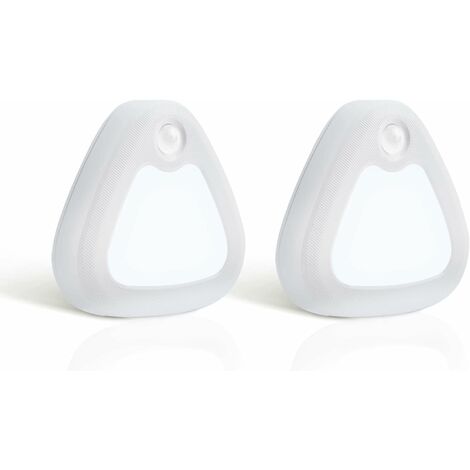Kids Night Light [2 Pack] Motion Sensor LED Light with Magnetic Base (Battery Powered) Nursery/Toilet/Entryway/Staircase/Hallway/Passage (Cool White Light)