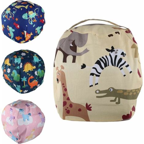 Kids Plush Storage Bag, Bean Bag Plush Storage, Kid Plush Bean Bag Beanbag Adults Teens, Pear Bean Bag with Zipper 丨 24Inch 丨 for Toy Clothing & Animal Items