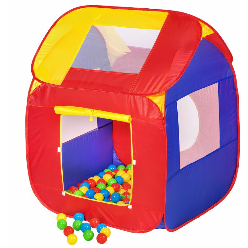 Play tent with 200 balls pop up tent - kids pop up tent, kids tent, pop up play tent