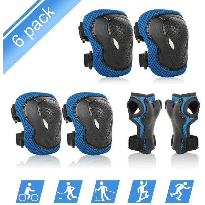Kids Protector Inliner Protector Set Protective Gear Kids Knee Protector Elbow Protector Wrist Protector Skateboard Roller Skate Protector Set
