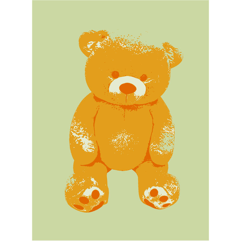 

KIDS - Póster Artístico Firmado - Teddybear_3 - 60x80 cm