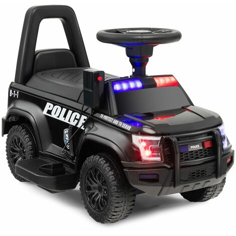 Kids Ride On Car 6V Battery Powered Electric Ride-on Vehicle w/ Real Megaphone
