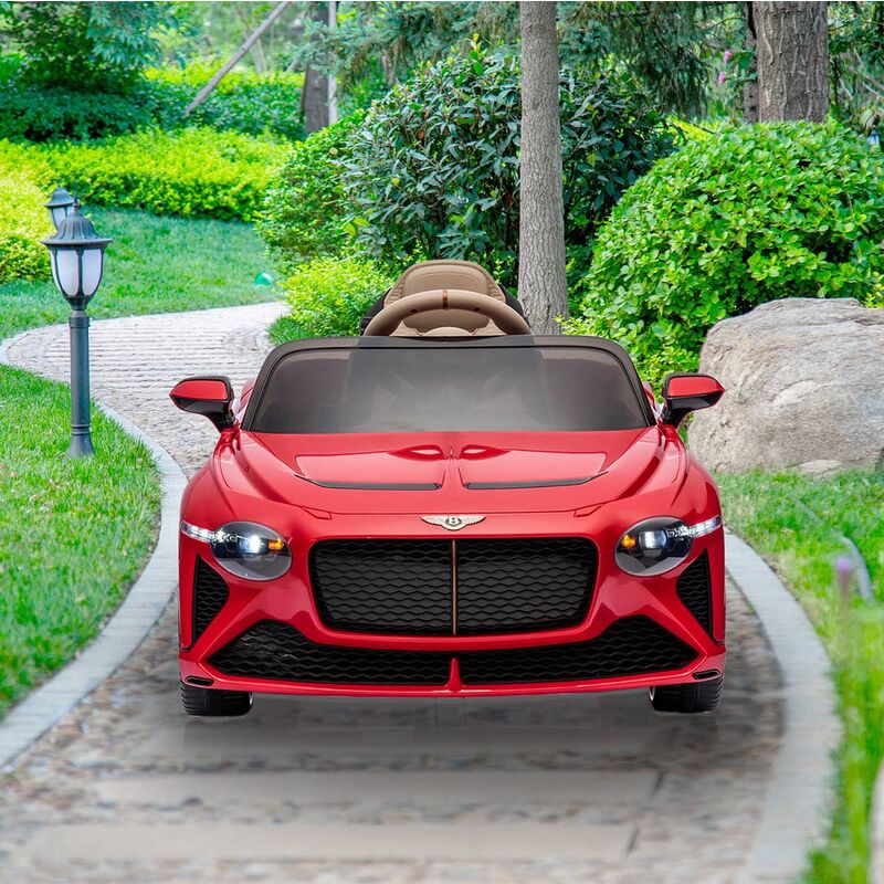 Green Bay - Kids Ride on Car Bentley Bacalar 12V Battery Powered Electric Toy Remote Control Red