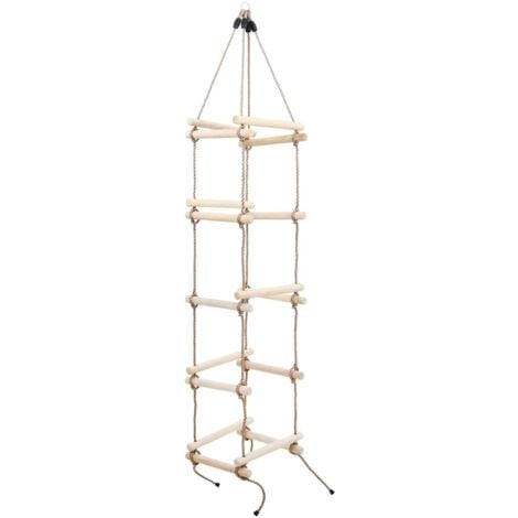Kids Rope Ladder 200 cm Wood