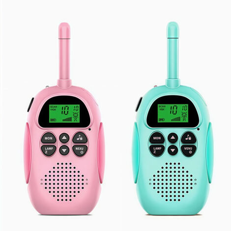 Kids Walkie Talkies 2 Pack Long Range Toy Intercom 3-5km - Blue