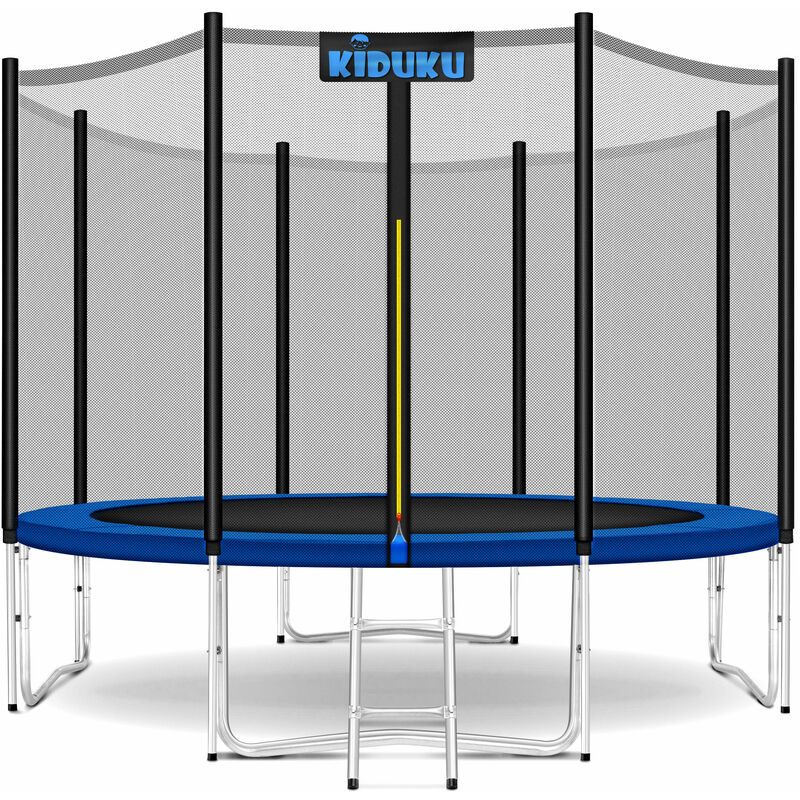 

® Cama Elástica de Jardín Ø 305 cm | Set Completo con Red de Seguridad, Escalera, Cobertura, Anclajes y Accesorios | Trampolín Exterior Infantil