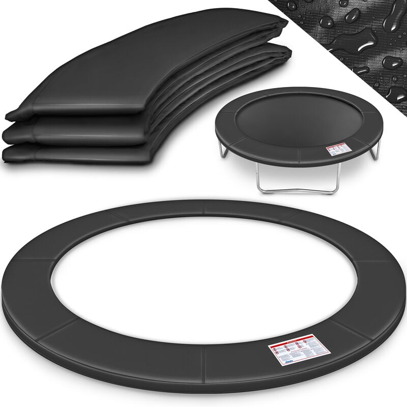 Kiduku - Coussin de protection Trampoline ø 244 cm Couverture Rembourrage, résistant aux intempéries, aux uv et au gel