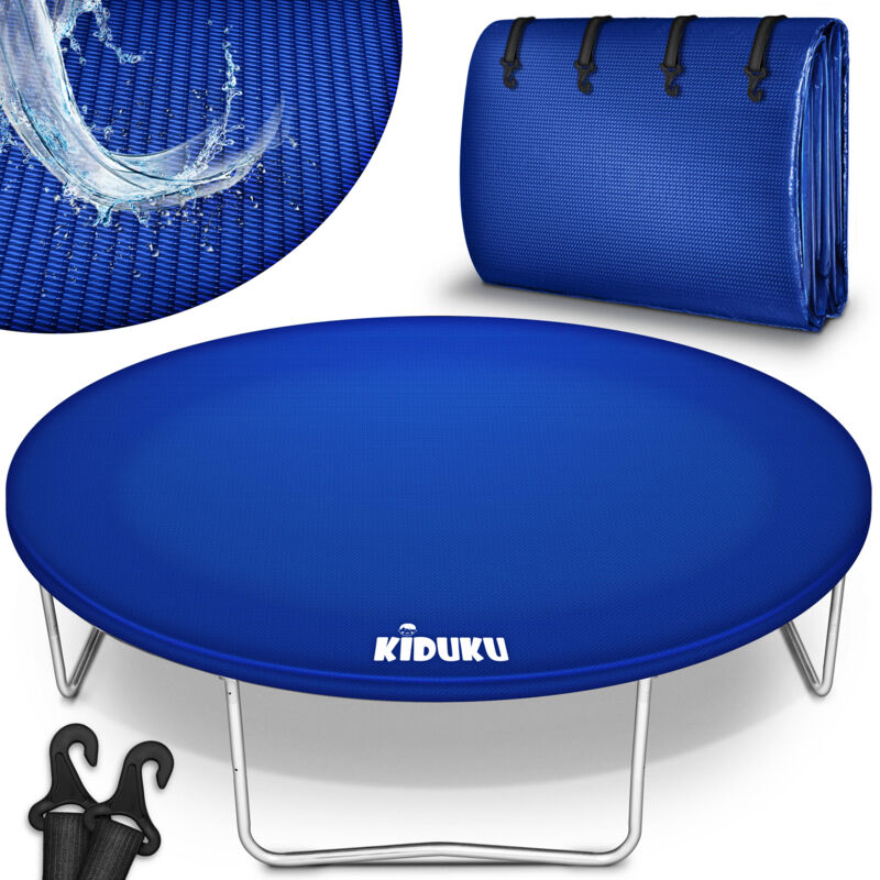 

KIDUKU Funda Protectora para Cama Elástica 244 cm | Cubierta de Protección para Trampolín | Impermeable, Anti-Desgarros y Resistente a Rayos UVA