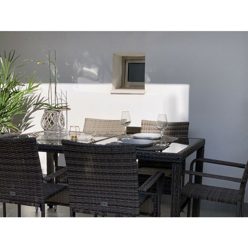 Kiefergarden - table de jardin Formentera Taupe - Taupe