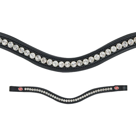 Kieffer Stirnband FlexiLoop - Large Crystal Clear, Warmblut