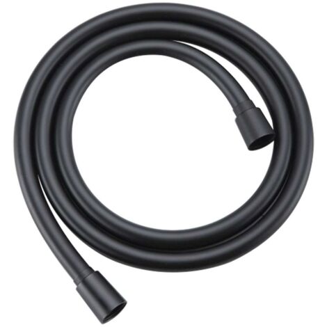 kielle Accesorios - Manguera de ducha 150 cm, negro mate 20501004