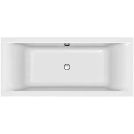 Vasca da bagno rettangolare Geberit Tawa, 170 x 70 cm, bordo stretto,  bianco/lucido