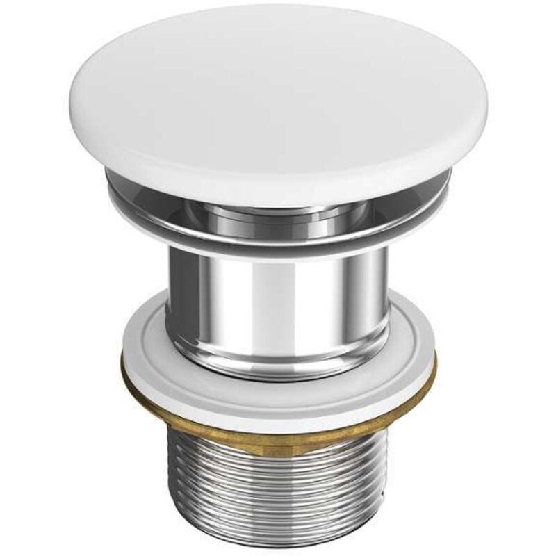 Kielle - Garnitures de vidage - Bonde de lavabo non refermable, blanc 30901120