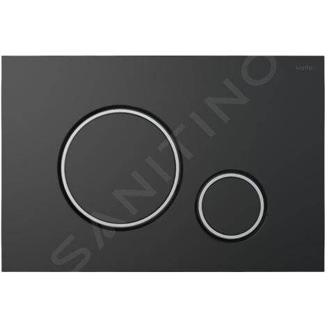 kielle Gemini II - Plaque de commande, noir mat / chrome 70207040